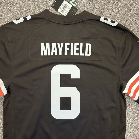 Nike Cleveland Browns NFL Mayfield #6 Football Jersey Youth Size XL - NWT $85 - Picture 3 of 16